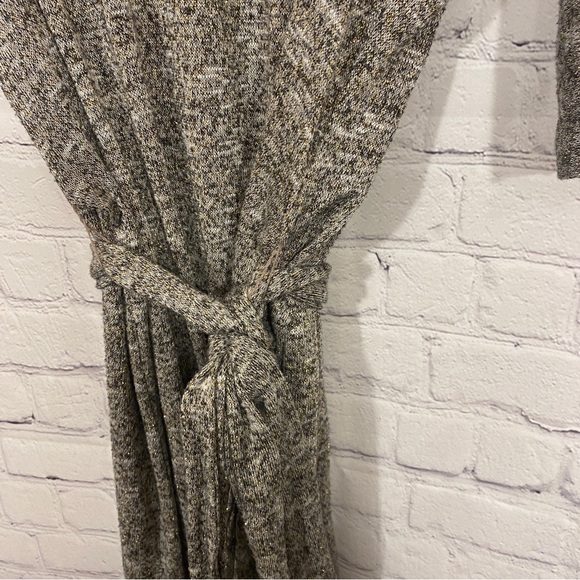 Lane Bryant Womens Dress 18/20 V Neck Knit 3/4 Sleeve Tie At Waist - Picture 2 of 5